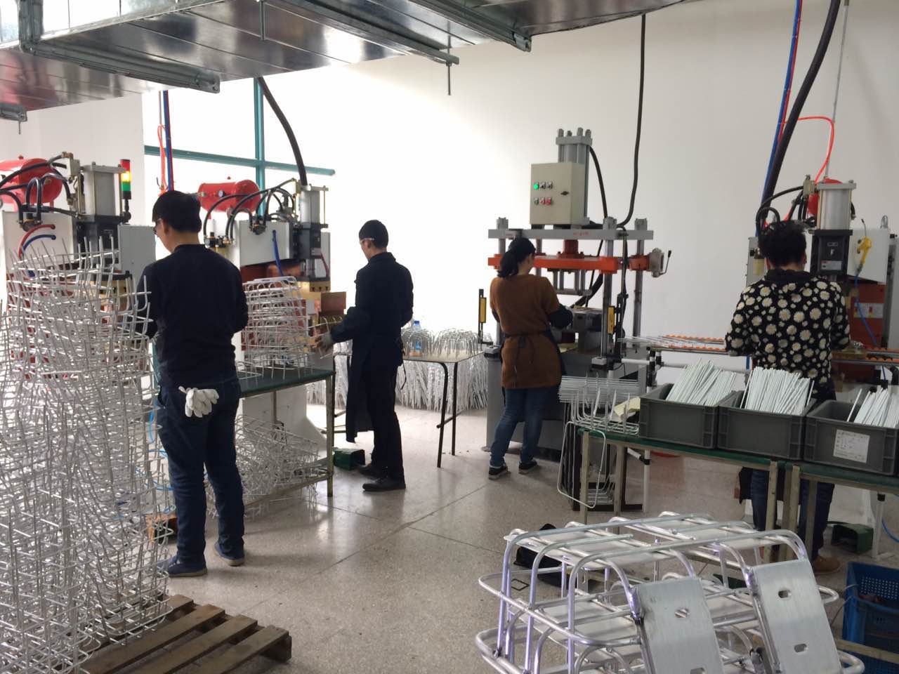 安嘉鋁車籃點焊機客戶現場案例 安嘉鋁車籃點焊機客戶現場案例