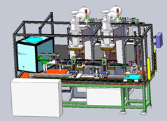 汽車座椅滑軌支架自動熱鉚焊接線定制項目介紹 汽車座椅滑軌支架自動熱鉚焊接線定制項目介紹