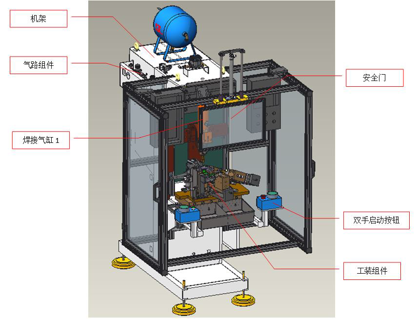 汽車燃油管路自動點焊機