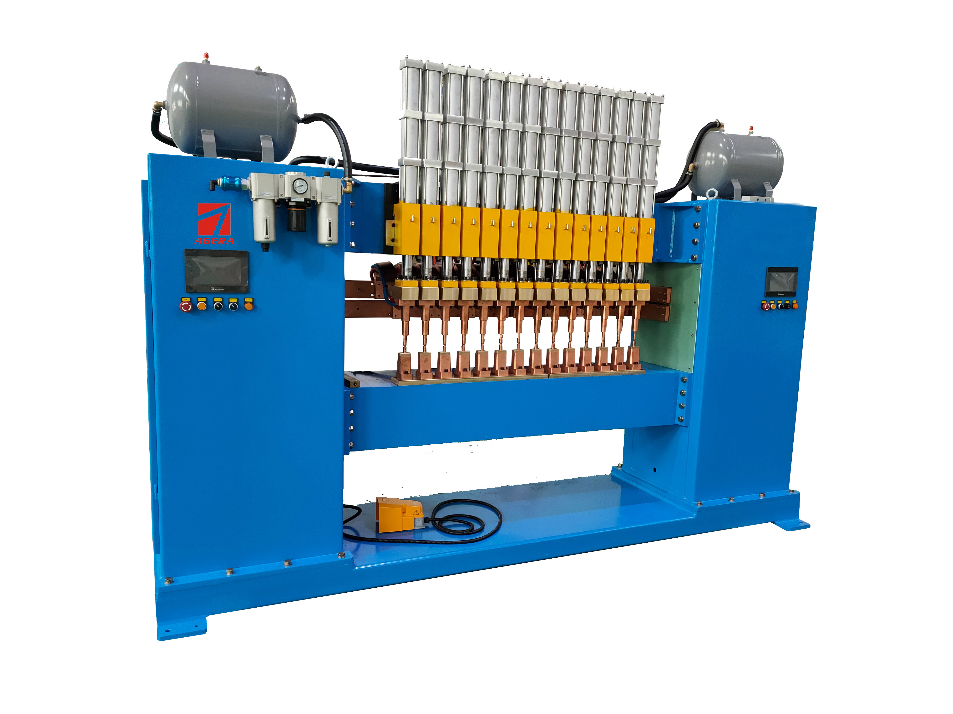 板材散熱器龍門式自動多點焊機項目介紹 板材散熱器龍門式自動多點焊機項目介紹