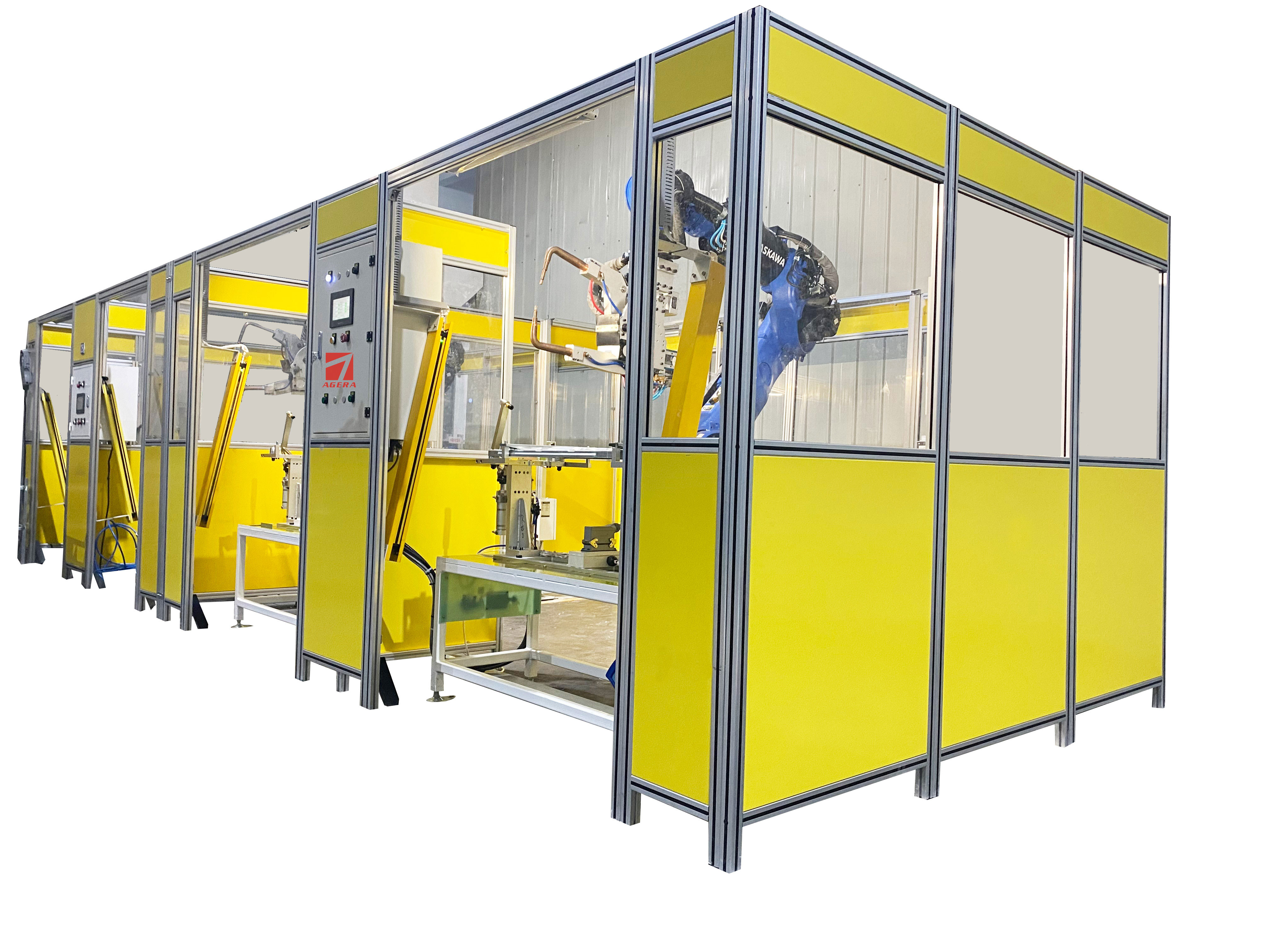 空調底板自動焊接工作站,自動焊接工作站