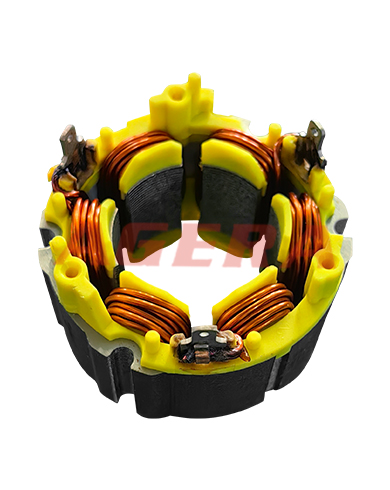 電機轉子漆包線引腳焊接樣品